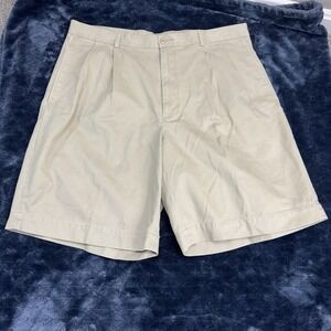 Austin Reed Bond Street Chino Pleated Shorts Size 40
